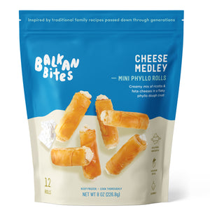 Cheese Medley Mini Phyllo Rolls (NEW)